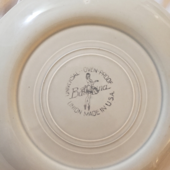 Universal Ballerina sugar and creamer set with 2 plates - Picture 2 of 8